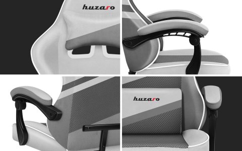 Fotel gamingowy - Huzaro Force 4.4 White Mesh Huzaro