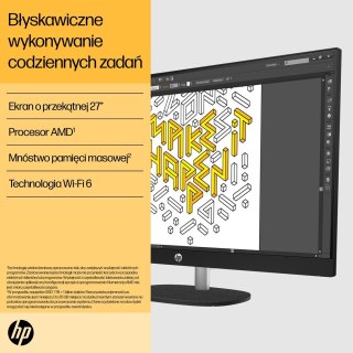 HP 27-cr0232nw AIO Ryzen 5 7520U 27.0"FHD IPS AG 300nits 16GB DDR5 SSD512 Radeon 610M LAN Win11 2Y Shell White Hewlett-Packard