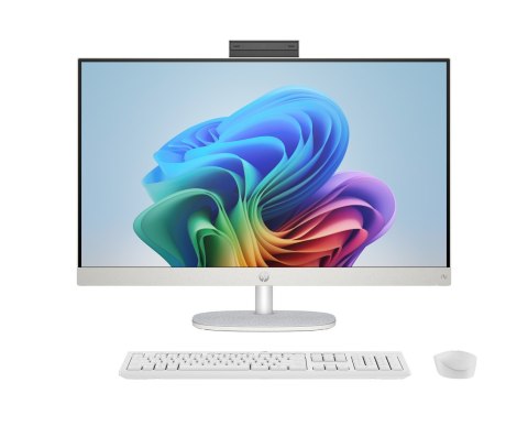 HP AiO 27-ct2004nw Ryzen AI 5 330 27.0"FHD IPS 300nits AG 16GB DDR5 5600 SSD512 Radeon 820M Cam1080p+IR Win11 Shell White/Light  Hewlett-Packard