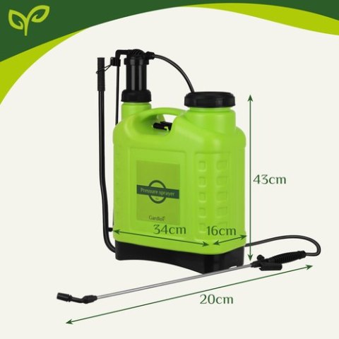 Opryskiwacz ciśnieniowy ręczny 16L Gardlov 25569 GARDLOV