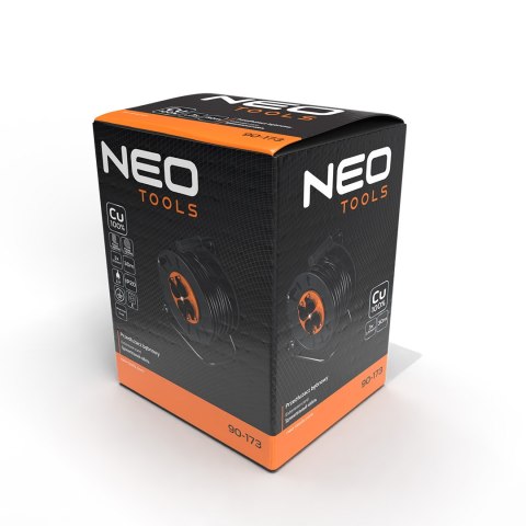 Przedłużacz bębnowy 30 m, 3 x 2.5 mm2 NEO TOOLS