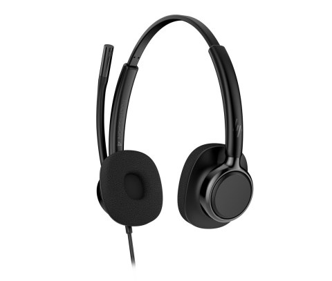 Słuchawki przewodowe HP Poly Mission 425 Stereo USB Wired Headset Classic Hewlett-Packard