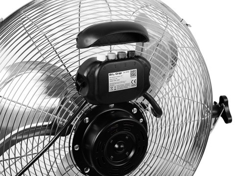 44-065# Wentylator podłogowy 18"/45cm 200w cyrkulator srebrny Blow