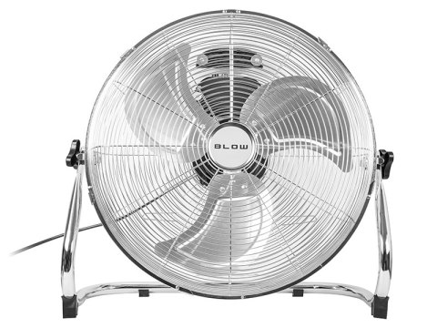 44-065# Wentylator podłogowy 18"/45cm 200w cyrkulator srebrny Blow
