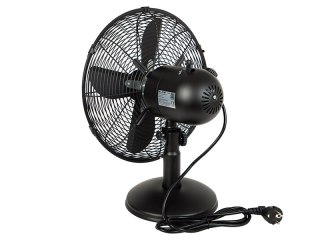 44-658# Wentylator stołowy 30cm czarny metalowy Blow