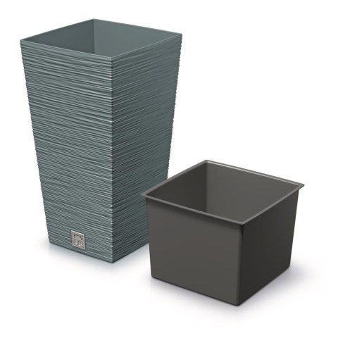 Doniczka FURU SQUARE DFSH200 - niebiski skandynawski Prosperplast