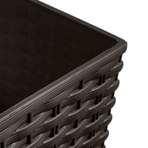 Doniczka z wkładem Rato Low DRTS325L umbra Prosperplast