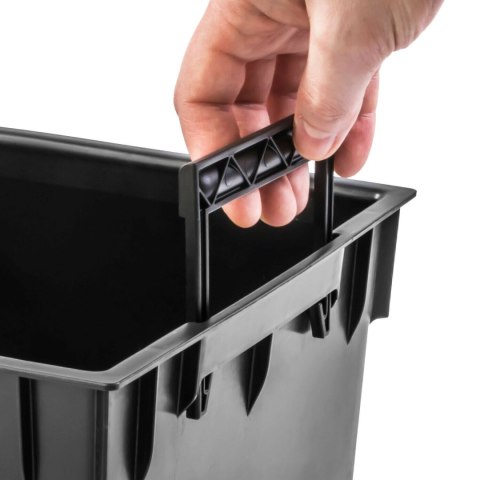 Doniczka z wkładem Rato Low DRTS325L umbra Prosperplast