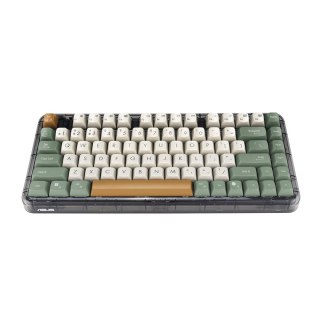 Klawiatura ASUS KD201 Jelly75 Wireless/Bluetooth Keyboard Milk White ASUS