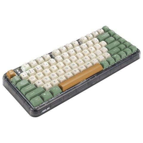 Klawiatura ASUS KD201 Jelly75 Wireless/Bluetooth Keyboard Milk White ASUS