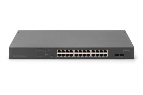 Przełącznik 24-Port Gigabit + 2-Port Gigabit SFP DIGITUS