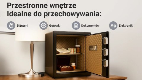 Sejf elektroniczny Extralink Lock Star A6-45 na kod Extralink