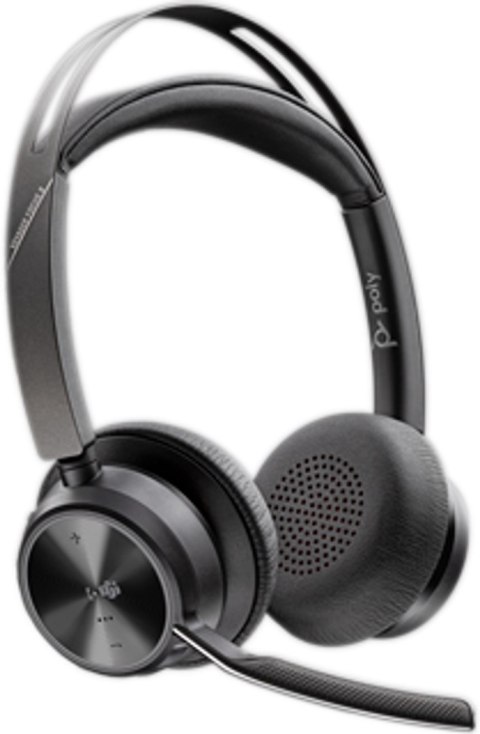 Słuchawki Poly Voyager Focus 2-M USB-C-C Headset USB-C/A Adapter Charging Stand No localization Retail Packaging POLY