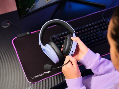 Słuchawki gamingowe Trust GXT 491P FAYZO WIRELESS Purple Trust