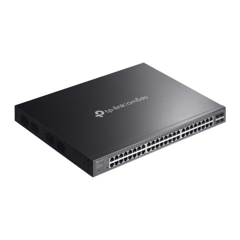 TP-Link Omada SG2452LP łącza sieciowe Zarządzany L2/L2+ Gigabit Ethernet (10/100/1000) Obsługa PoE 1U Czarny TP-LINK