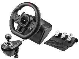 Tracer TRAJOY47345 kontroler gier Czarny Kierownica + pedały PlayStation 4, Playstation 3, Xbox One, Xbox 360, Switch, PC Tracer