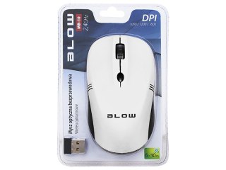 84-001# Mysz optyczna bezprzewodowa blow mb-10 biała Blow