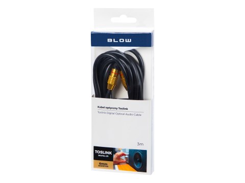 91-351# Przyłącze optyczne toslink 6mm 3,0m digital Blow