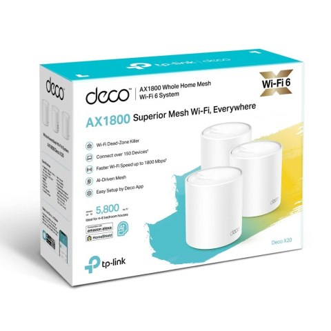 Access Point bezprzewodowy WiFi Deco X20 (3-pack) TP-LINK