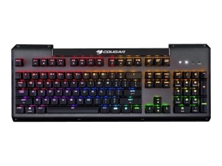 Compucase Cougar Ultimus RGB - tastatur - Nord klawiatura Dołączona myszka Gaming USB QWERTY COUGAR