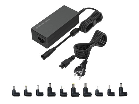 Conceptronic OZUL08B10 adapter zasilający/ inwentor Wewnętrzna 90 W Czarny No name