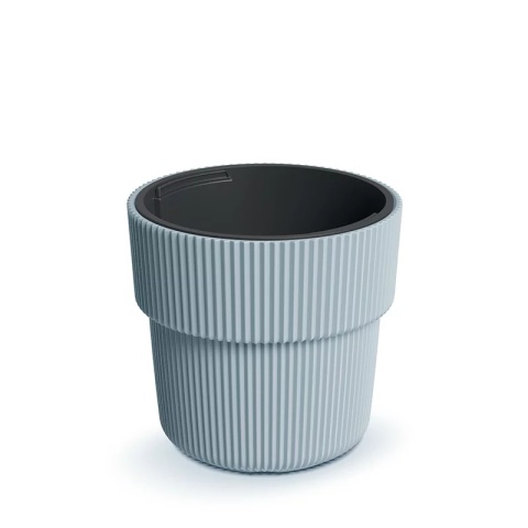 Mléčný hrnec 39,5 x 37, 5 cm - světlá šedá 124; moderní kryt s vložkou
