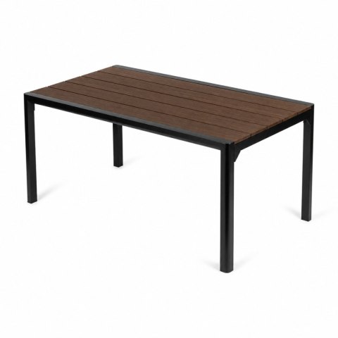 Duży stół ogrodowy 8-osobowy 180x90 cm na taras ogród brązowy blat MultiGarden MultiGarden