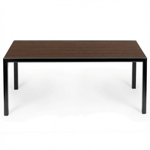 Duży stół ogrodowy 8-osobowy 180x90 cm na taras ogród brązowy blat MultiGarden MultiGarden
