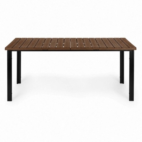 Duży stół ogrodowy 8-osobowy 180x90 cm na taras ogród brązowy blat MultiGarden MultiGarden