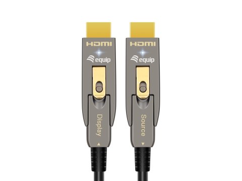 Equip 119472 kabel HDMI 15 m HDMI Type-A/HDMI Type-D Czarny EQUIP