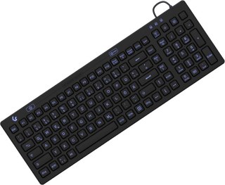 KeySonic KSK-6031INEL-B (DE) klawiatura Przemysłowy USB QWERTZ Niemiecki Czarny RAIDSONIC