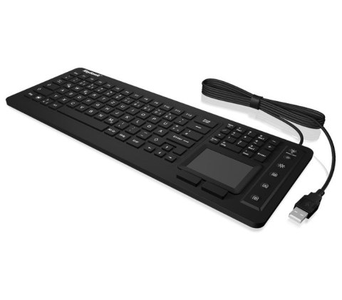 KeySonic KSK-6231 INEL (UK) klawiatura Przemysłowy USB QWERTY British English Czarny RAIDSONIC