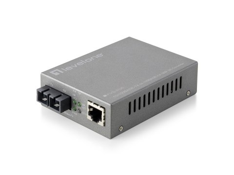 Konwerter mediów LevelOne Web Smart Series FVS-3120 - RJ-45 / SC Pojedynczy tryb - do 20km (FVS-3120) No name