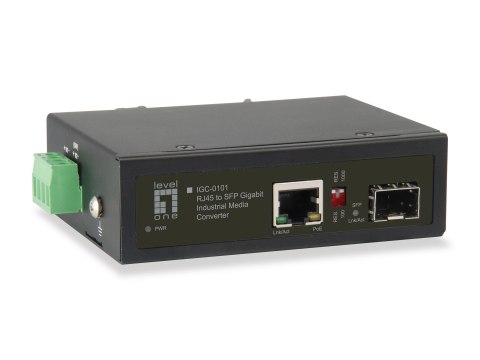 LevelOne IGC-0101 - Media konwerter - GigE - 10Base-T, 100Base-TX, 1000Base-T, 1000Base-X - RJ-45 / SFP (mini-GBIC) No name