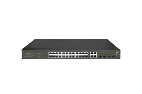Przełącznik LevelOne Hilbt GB/SL PoE+ 28-portowy 19" 400W 1Gbps No name