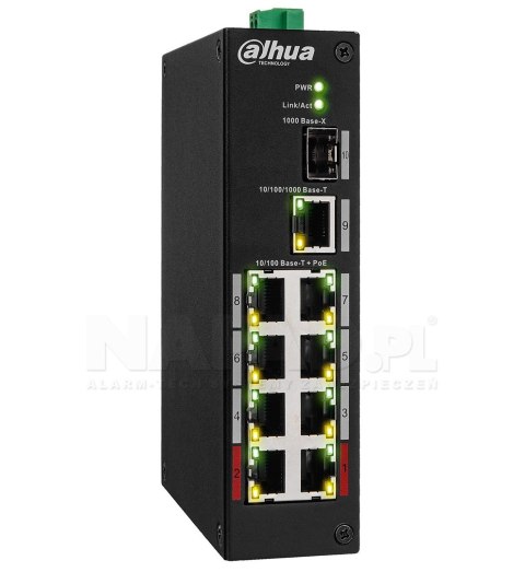 SWITCH PRZEMYSŁOWY DAHUA PFS3110-8ET-96-V2 DAHUA