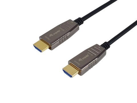 Ultra High Speed - Kabel HDMI z Ethernetem - HDMI męski na męski HDMI - 50,0 m - Aktywny kabel optyczny (AOC), obsługa 8K 60 Hz EQUIP