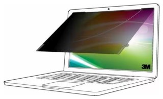 3M BPNMS003 filtr do ekranu 36,6 cm (14.4") Laptop Bezramkowy filtr prywatności na wyswietlacz 3M