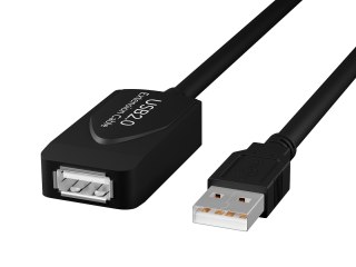 66-183# Przyłącze usb a - a 3,0m wtyk-gniazdo z ic zawieszka przedłużacz Blow