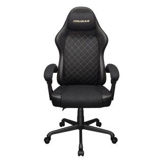 COUGAR CGR-FXF-GLB Uniwersalny fotel dla gracza Obite siedzisko Czarny, Złoto COUGAR