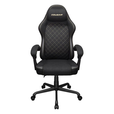 COUGAR CGR-FXF-GLB Uniwersalny fotel dla gracza Obite siedzisko Czarny, Złoto COUGAR