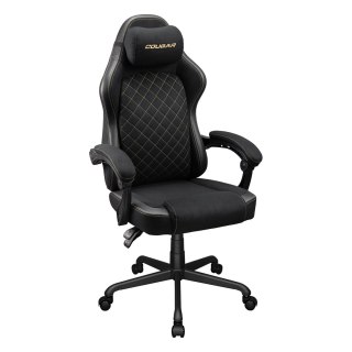 COUGAR CGR-FXF-GLB Uniwersalny fotel dla gracza Obite siedzisko Czarny, Złoto COUGAR