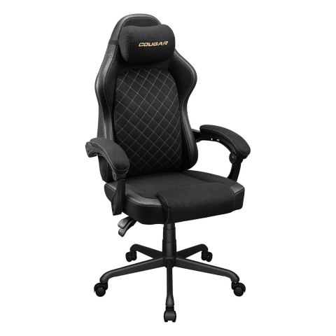 COUGAR CGR-FXF-GLB Uniwersalny fotel dla gracza Obite siedzisko Czarny, Złoto COUGAR