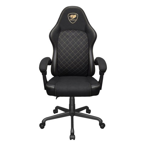 COUGAR CGR-FXF-GLB Uniwersalny fotel dla gracza Obite siedzisko Czarny, Złoto COUGAR