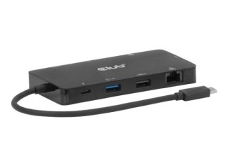 Club3D USB-C 9in1-HUB >2xHDMI/2xUSB/USB-C/LAN 4K60Hz PD100W retail Club 3D