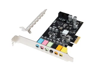 Conceptronic EMRICK15B karta dźwiękowa Wewnętrzny 7.1 kan. PCI-E x1 No name