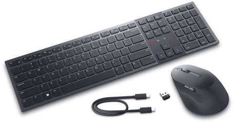DELL Klawiatura i mysz do współpracy Pro Premium — KM900 - niemiecka (QWERTZ) Dell