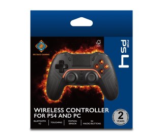 Deltaco Gaming GAM-139 kontroler gier Czarny Bluetooth/USB Gamepad Cyfrowy Android, PC, PlayStation 4 No name