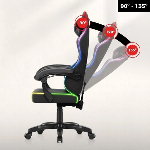 Fotel gamingowy Huzaro Force 2.7 RGB Black Huzaro