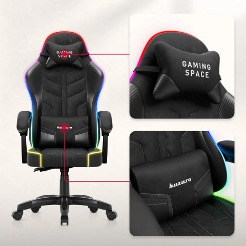 Fotel gamingowy Huzaro Force 2.7 RGB Black Huzaro